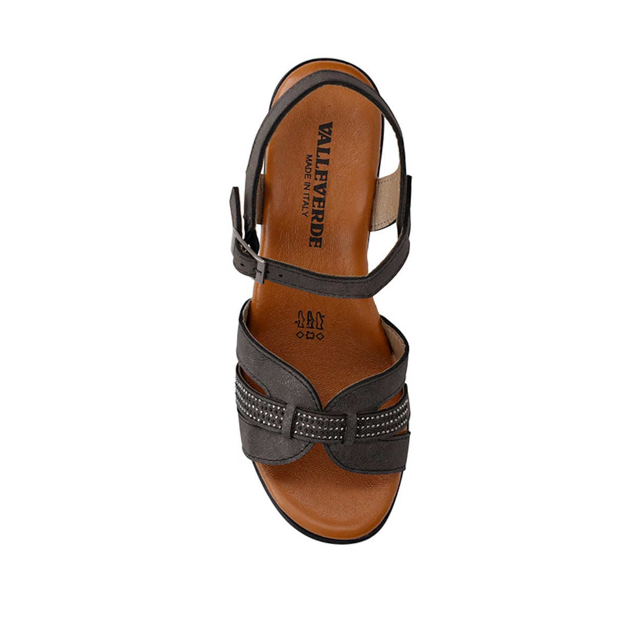 s6_Valleverde_55452_Sandali_Sportivi_Donna_Pelle_Sintetica_Nero