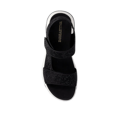 s6_Valleverde_57110_Sandali_Sportivi_Donna_Tela_Nero
